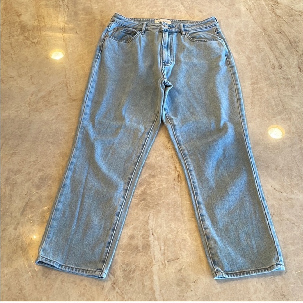 Pacsun Mom Jeans High Waisted Light Wash Denim Cotton 29